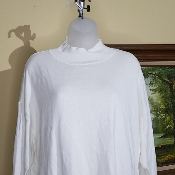NWT Worthington asymmetrical sweater blouse F22 - Picture 2 of 6